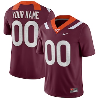 Custom Virginia Tech Hokies Jersey